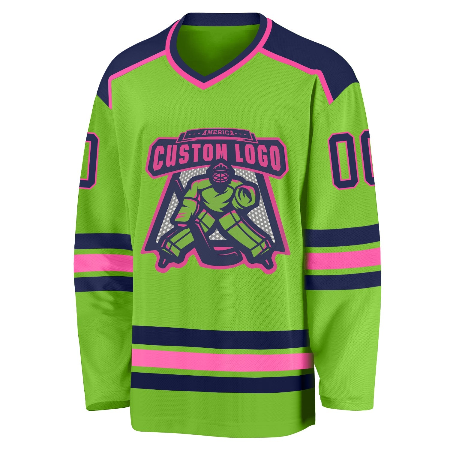 Neon hockey best sale jersey