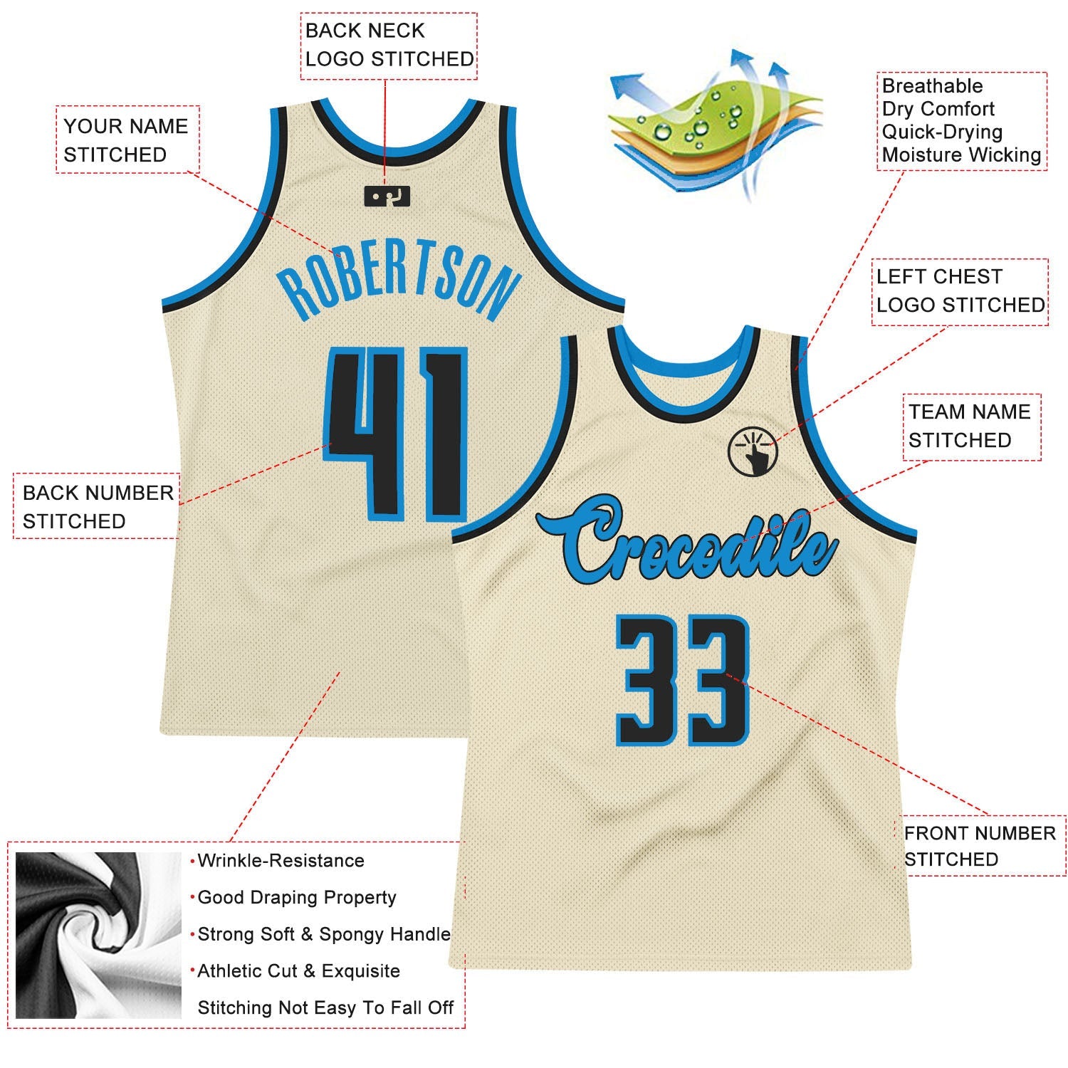 Custom Light Blue White V-Neck Basketball Jersey , Choose Your Own Custom Basketball  Jerseys Online – snapmade