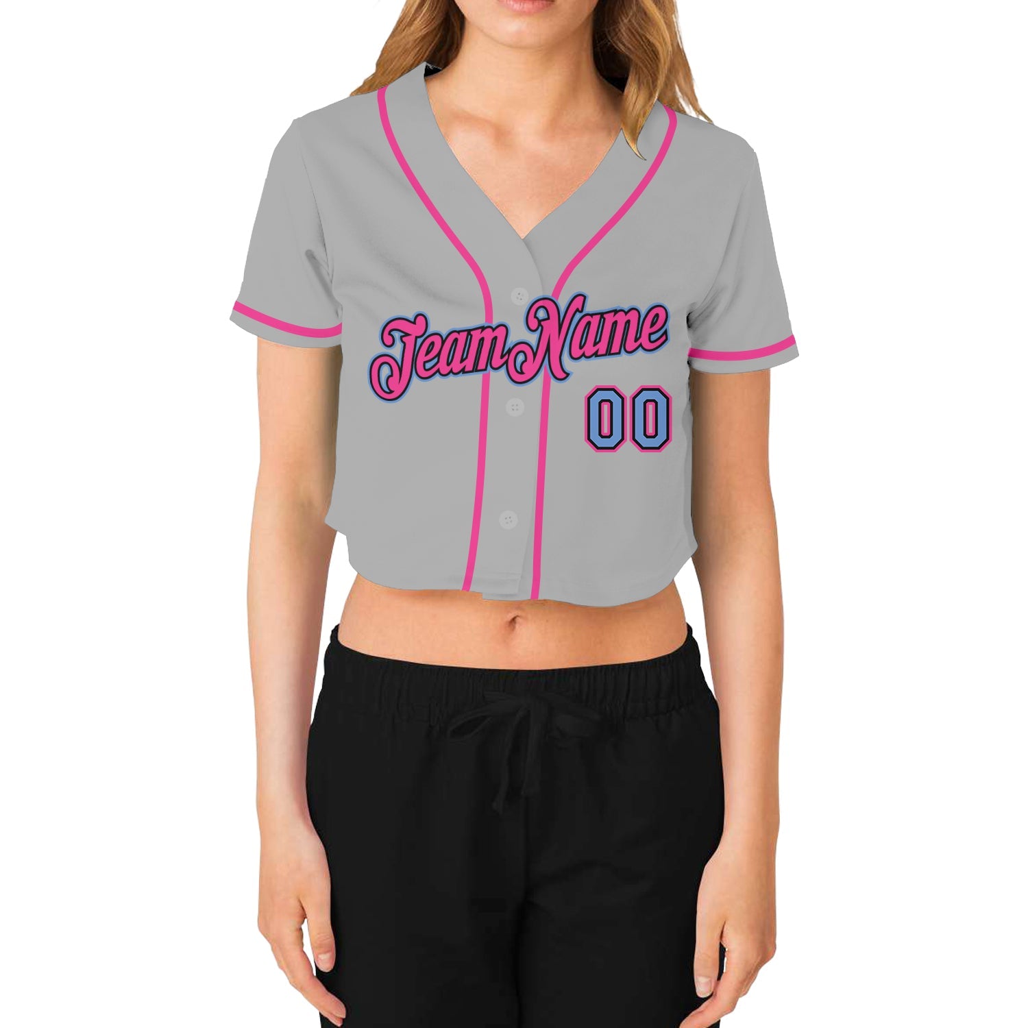 Women's Blank Gray Baseball Jersey  Baseball jerseys, Custom baseball  jersey, Breathable fabric