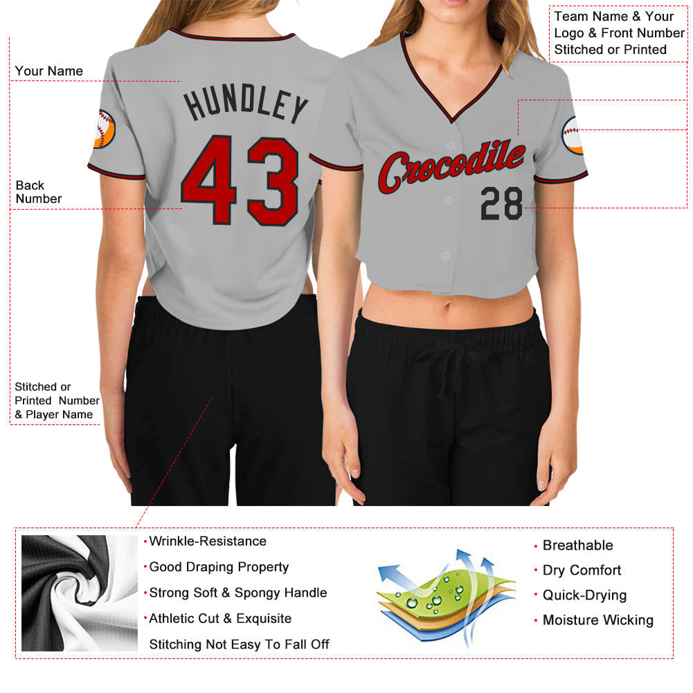 Custom Cream Black-Red Authentic Baseball Jersey Discount – snapmade