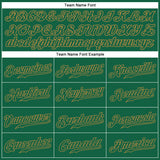 Custom Kelly Green Kelly Green-Old Gold Authentic Baseball Jersey