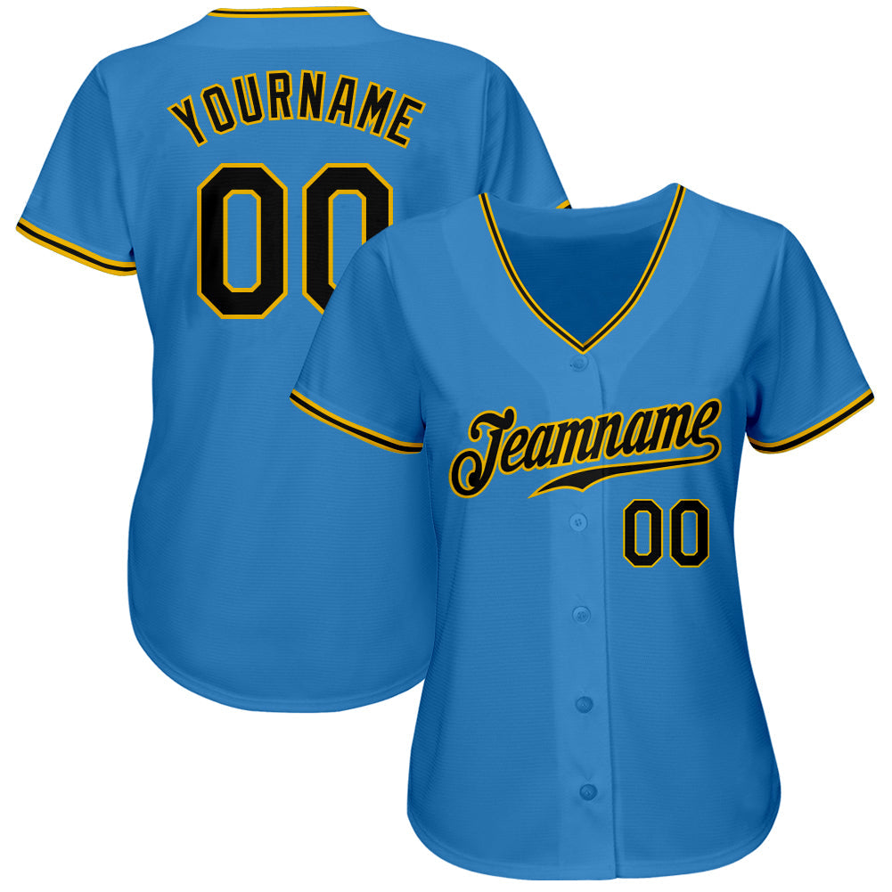 Custom Powder Blue Baseball Jerseys & Uniforms