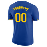 Custom Royal Gold Performance T-Shirt